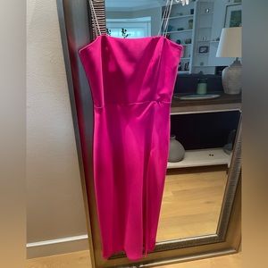 Amanda Uprichard hot pink dress